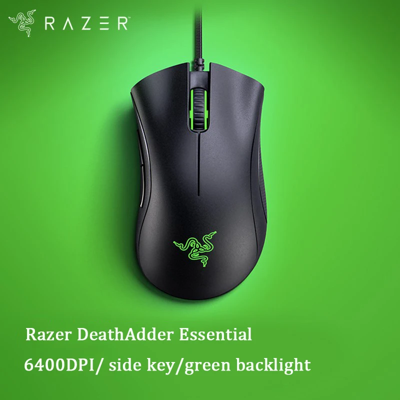 

Проводная игровая мышь Razer DeathAdder Essential, 6400DPI, оптический сенсор, 5 кнопок