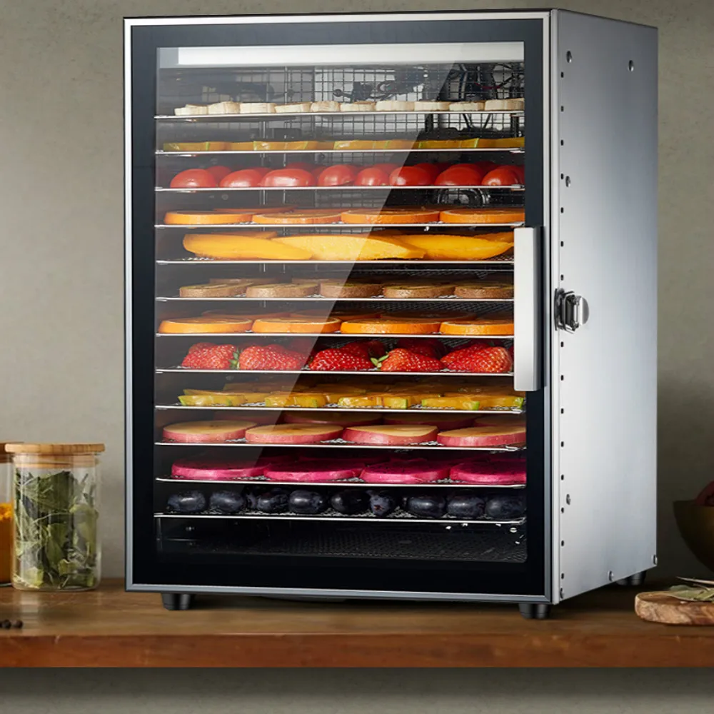 

Twelve Layers Fruit Dryer Stainless Steel Commercial Vegetables Dried Meat Pet Snacks Air Dryer Food Dried Fruit Machine