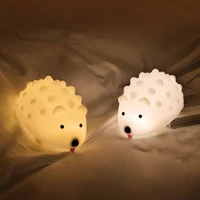 c2 hedgehog night light at regular time remote control can switch to dimming usb night light with warm light kid bedroom cute