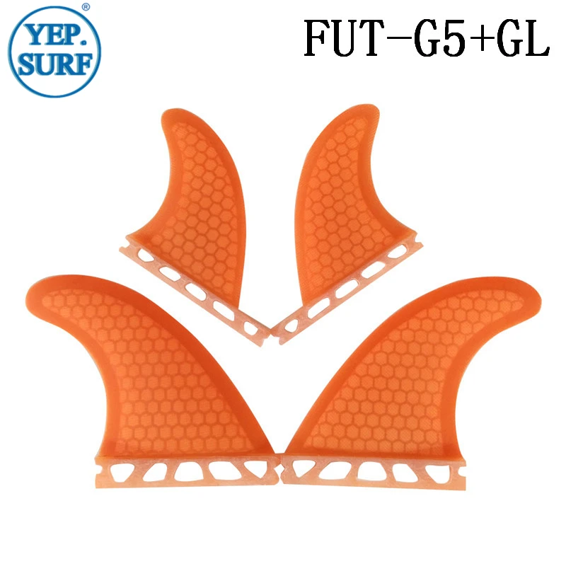 Доска для серфинга Future G5 + GL синяя доска fin quad Набор из стекловолокна honeycomb