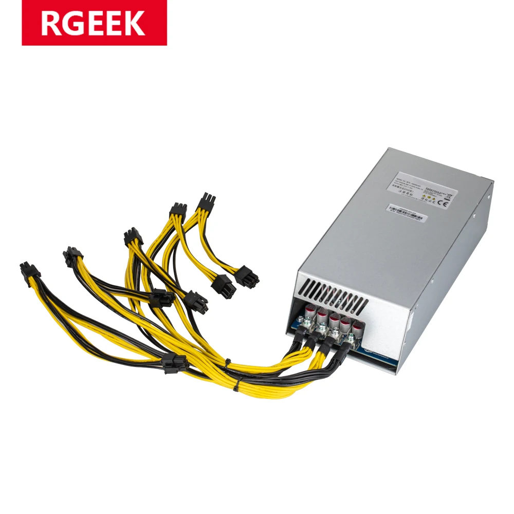 Блок питания RSPower для майнинга биткоинов 2000 Вт 220 В Высокоэффективный блок