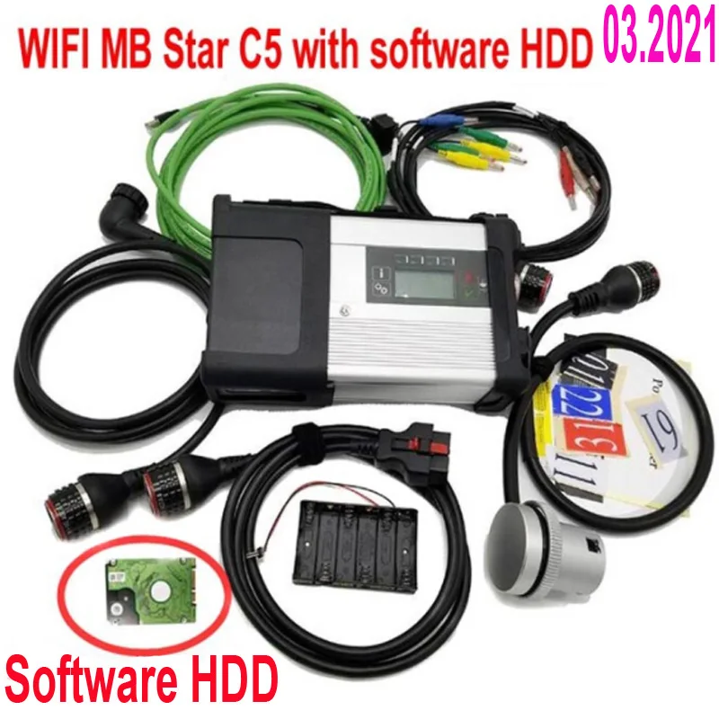 Оригинальный диагностический инструмент MB Star C5 2021 09 SD для диагностики с Wi-Fi adg426