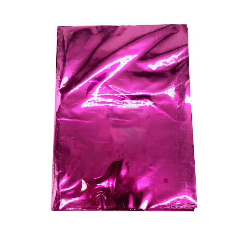 Бумага Из Золотой серебряной фольги А4 для ламинатора блестящая цветная