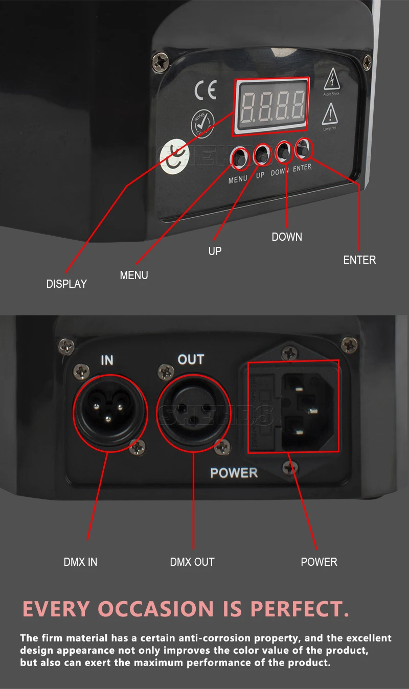 Светодиодный луч+ мыть шесть глаза пчел 6x15 Вт RGBW DMX512 сценический эффект освещение для DJ диско День Рождения Вечеринка танцпол ночной клуб свадьба