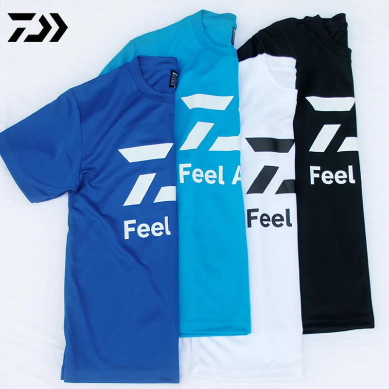 Новинка футболка для рыбалки одежда на открытом воздухе Спортивная