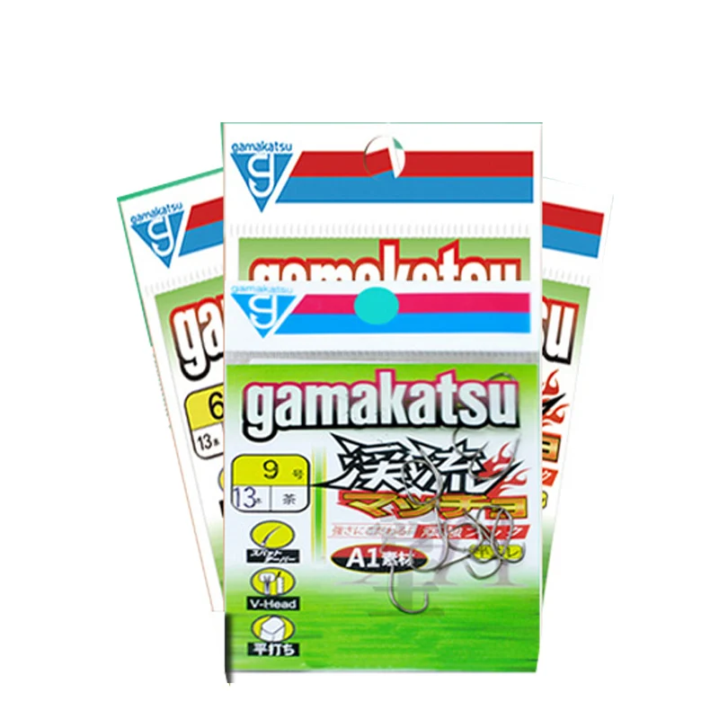 3 упаковки/партия рыболовные крючки Gamakatsu C1KR0 4-9 # из высокоуглеродистой стали с