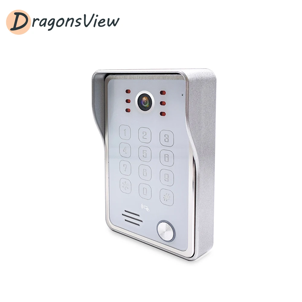 Видеодомофон DragonsView 7 дюймов акриловый сенсорный экран AHD 1080P встроенный датчик