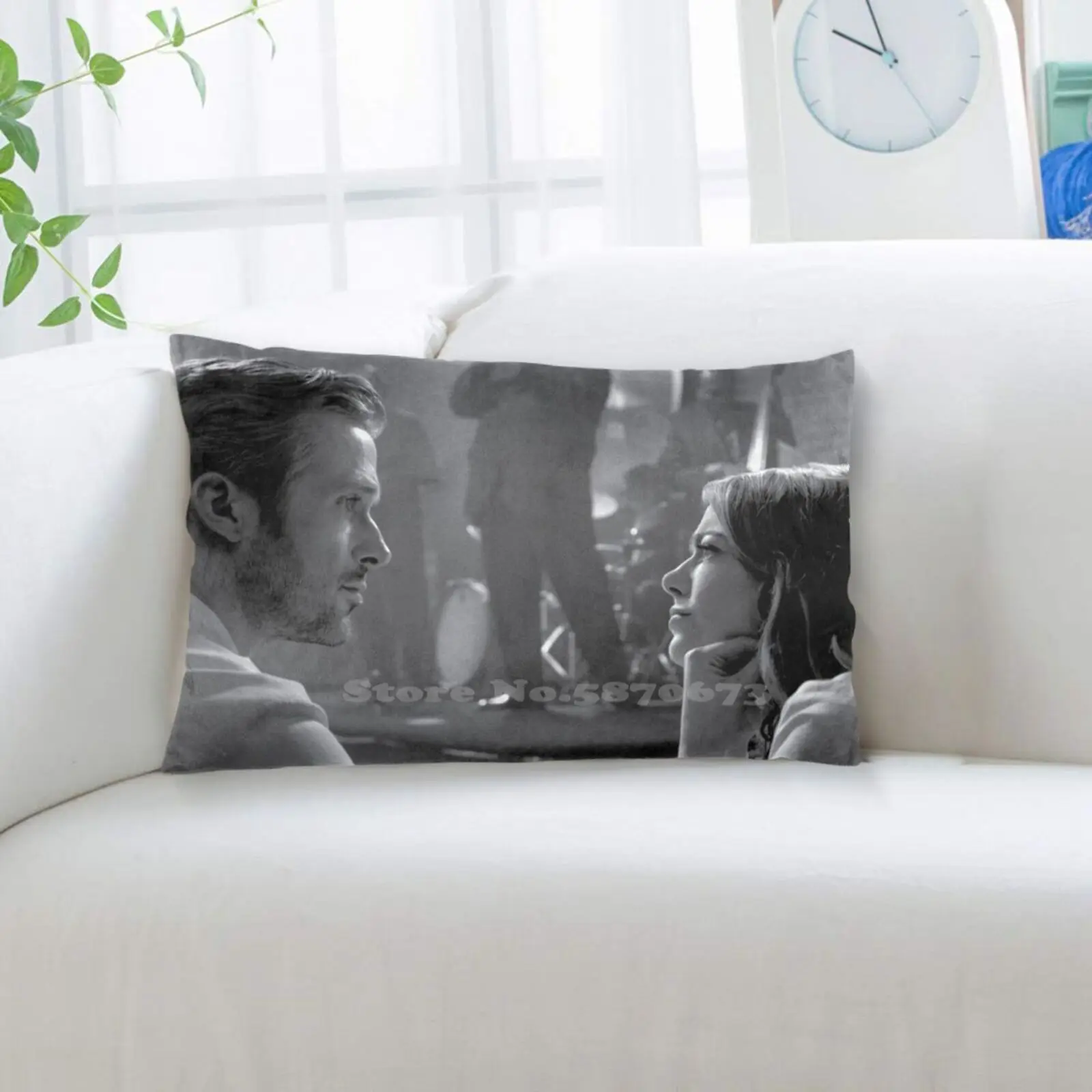 La Land Sleeping Rectangle Pillowcase Bedding Emma Stone Ryan Gosling Musical Movie Film Movies Cinema