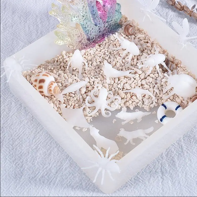 Новинка 3 шт./лот различные стильные полимерные мини 3D насекомые-бабочки жук