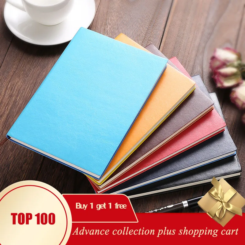 Винтажный блокнот кожаный еженедельный планировщик записная книжка квадратные