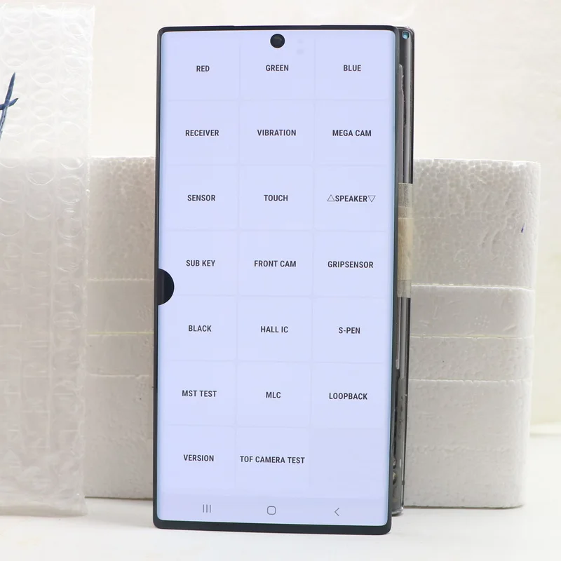 Pantalla LCD Original para Samsung Galaxy Note 10 Plus, digitalizador de pantalla t&aacute;ctil con defectos, N975, N975F, SM-N9750-4