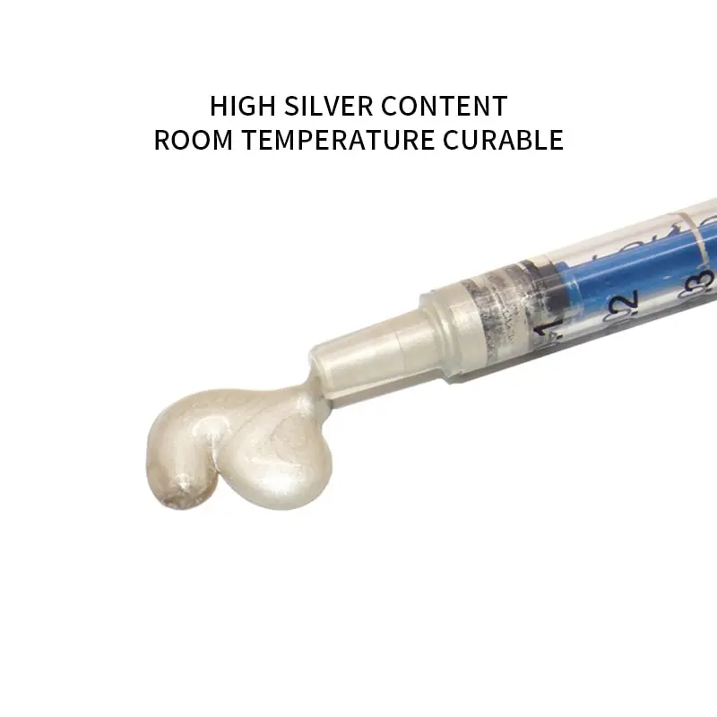 Серебряная проводящая электрическая паста клейкая краска канифоль для ремонта