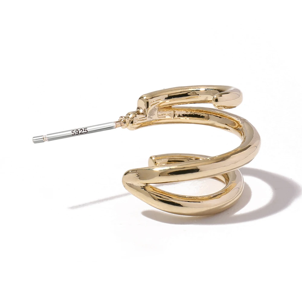 Женские маленькие серьги с подвесками S925 золотистый светильник не легко