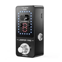 cuvave looper pro advanced guitar loop pedal guitar parts effects pedal 9 loops unlimited overdubs built in tuner function