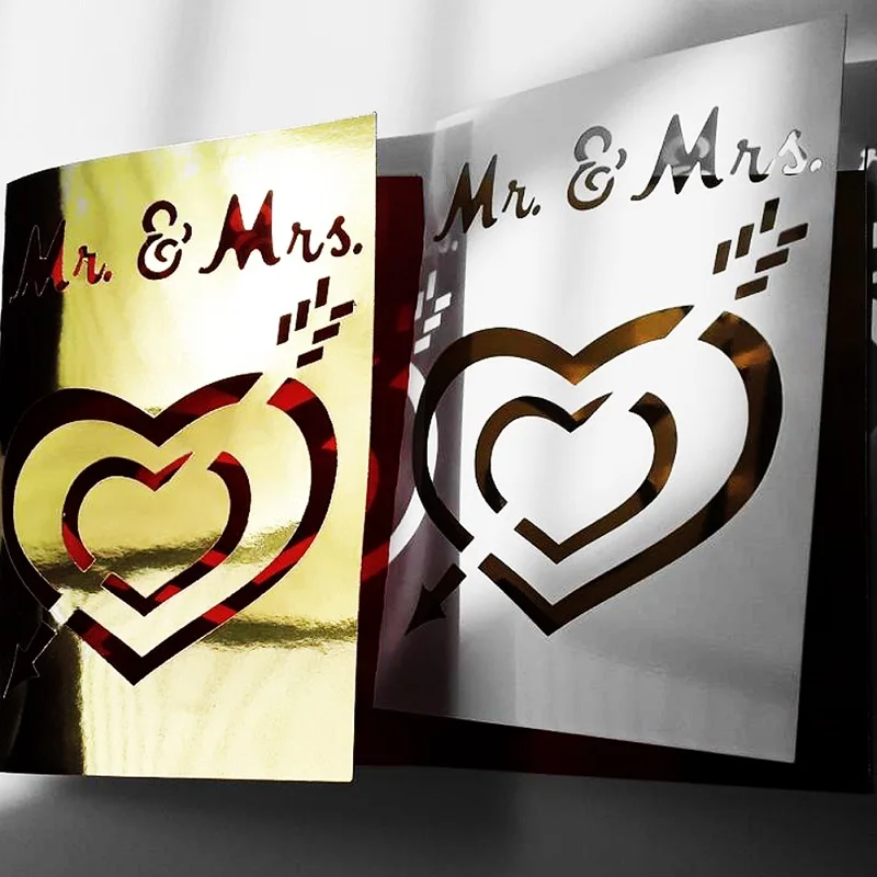 30 шт. металлические бумажные свадебные пригласительные открытки | Дом и сад