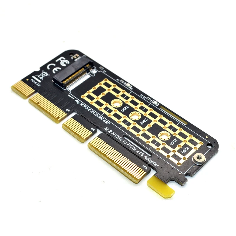 M.2 NVMe SSD в PCI E X16 конвертер карта NGFF M Key PCIe Express X4/X8/X16 HDD жесткий диск твердотельный