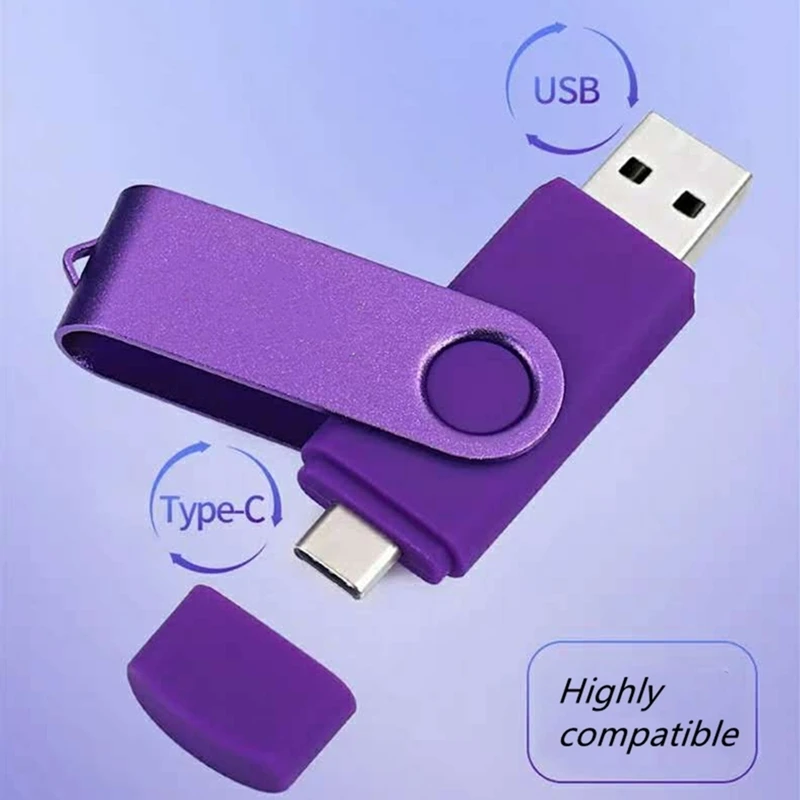 Лучший USB флеш-накопитель для телефона Android 64 ГБ 8 Флешка 128 32 type c 2 0 металлическая