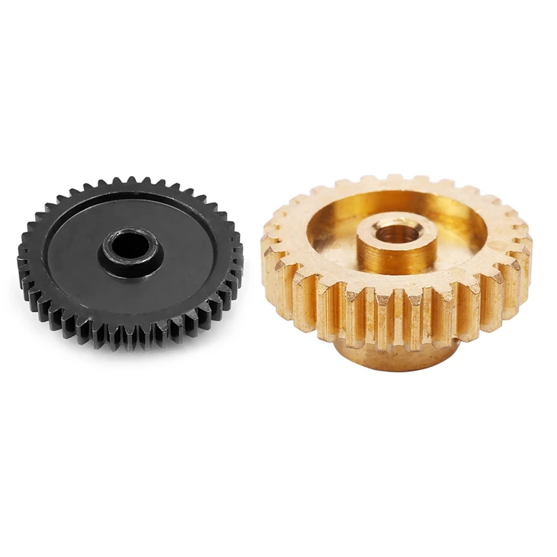 

Metal Motor Gear 27T Golden for WLtoys A959-B-15 A969-B A979-B 540 Motor & Steel Metal Diff Differential Main Gear 42T