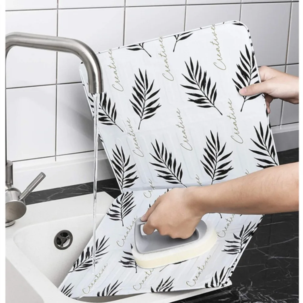 Растительный Узор алюминиевая фольга масляная перегородка пленка для дома кухни