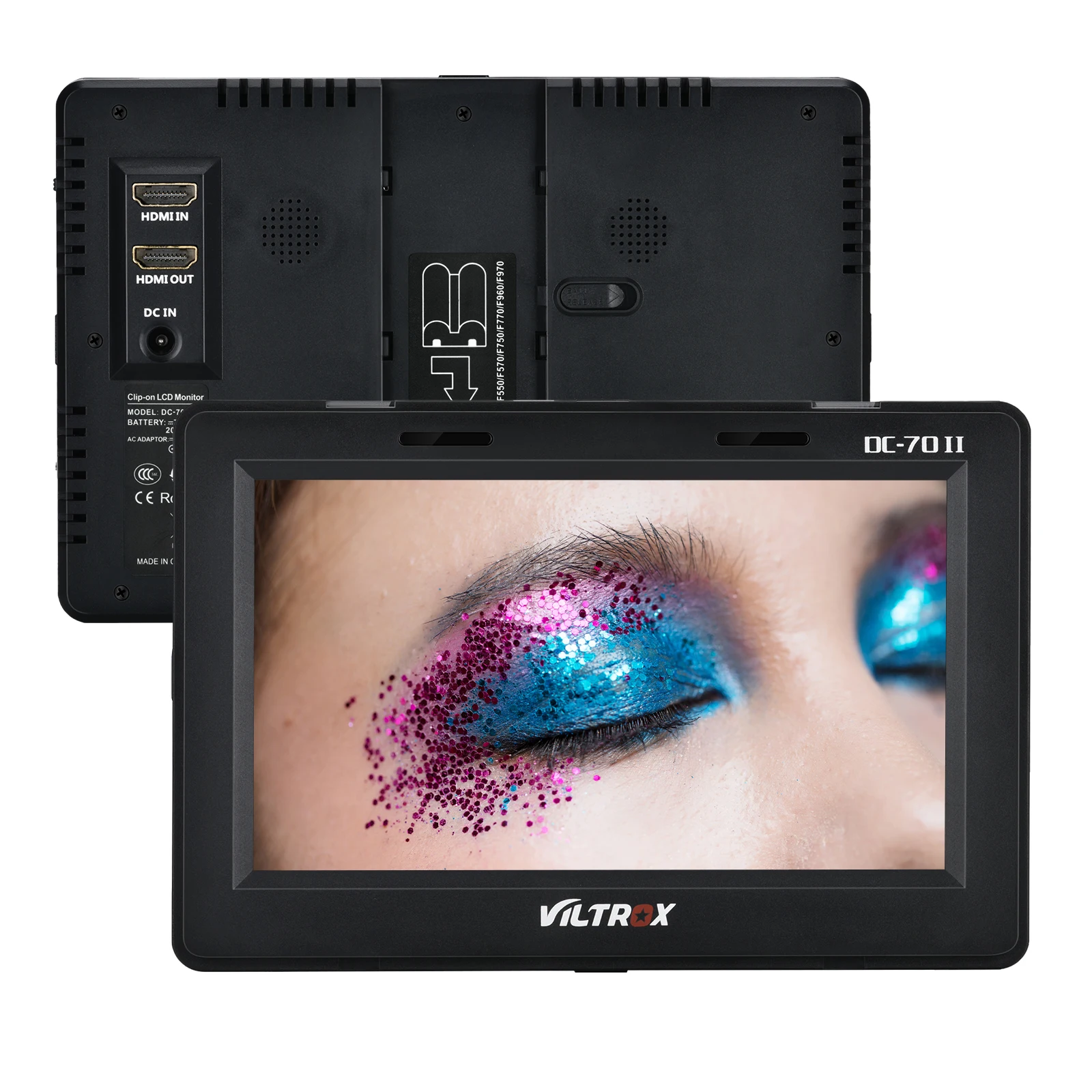 Монитор Viltrox DC-70 II полевой 7 дюймов 4K 1024*600 IPS для камеры | Электроника