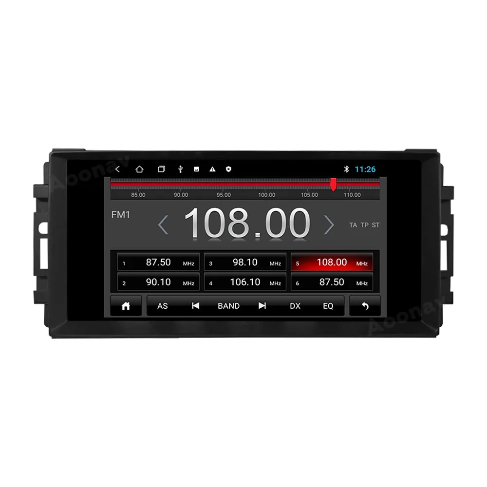 Автомобильный радиоприемник 128 ГБ 1din Android GPS для Jeep Wrangler Универсальный 2008-2015