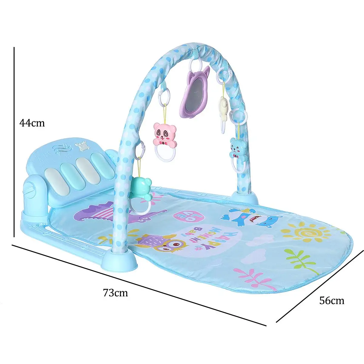 

NEW 3 in 1 Kids Play Mat Baby Gym Toys Soft Lighting Rattles Musical Toys For Babies Educational Toys Play Piano Gym Baby Gifts