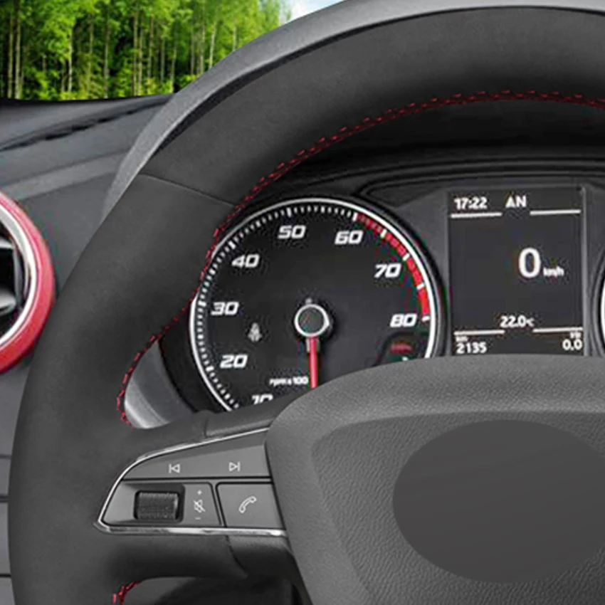 Черный замшевый чехол MEWANT для Seat Leon Cupra ST Ateca FR | Автомобили и мотоциклы