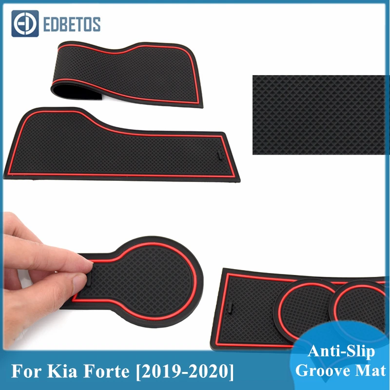 

For Kia Forte BD Cerato K3 Vivaro Gate Slot Mat Door Groove Pad Interior Decoration Car-Styling Acccessories 2019 2020