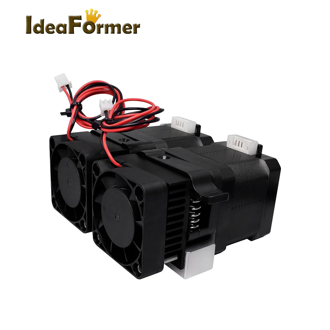 MK8 MK9 двойной головной экструдер полный комплект 12 V/24 V для 1,75 мм нити с мотором, тепло, комплект, ГОРЛОВАЯ ЧАКРА, сопла и вентилятор 3D-принтеры запчасти