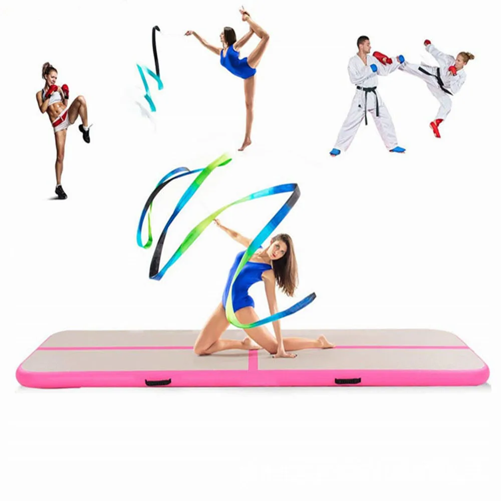 Воздушный трек 10 футов надувной гимнастический матрас для акробатики 4 дюймовый