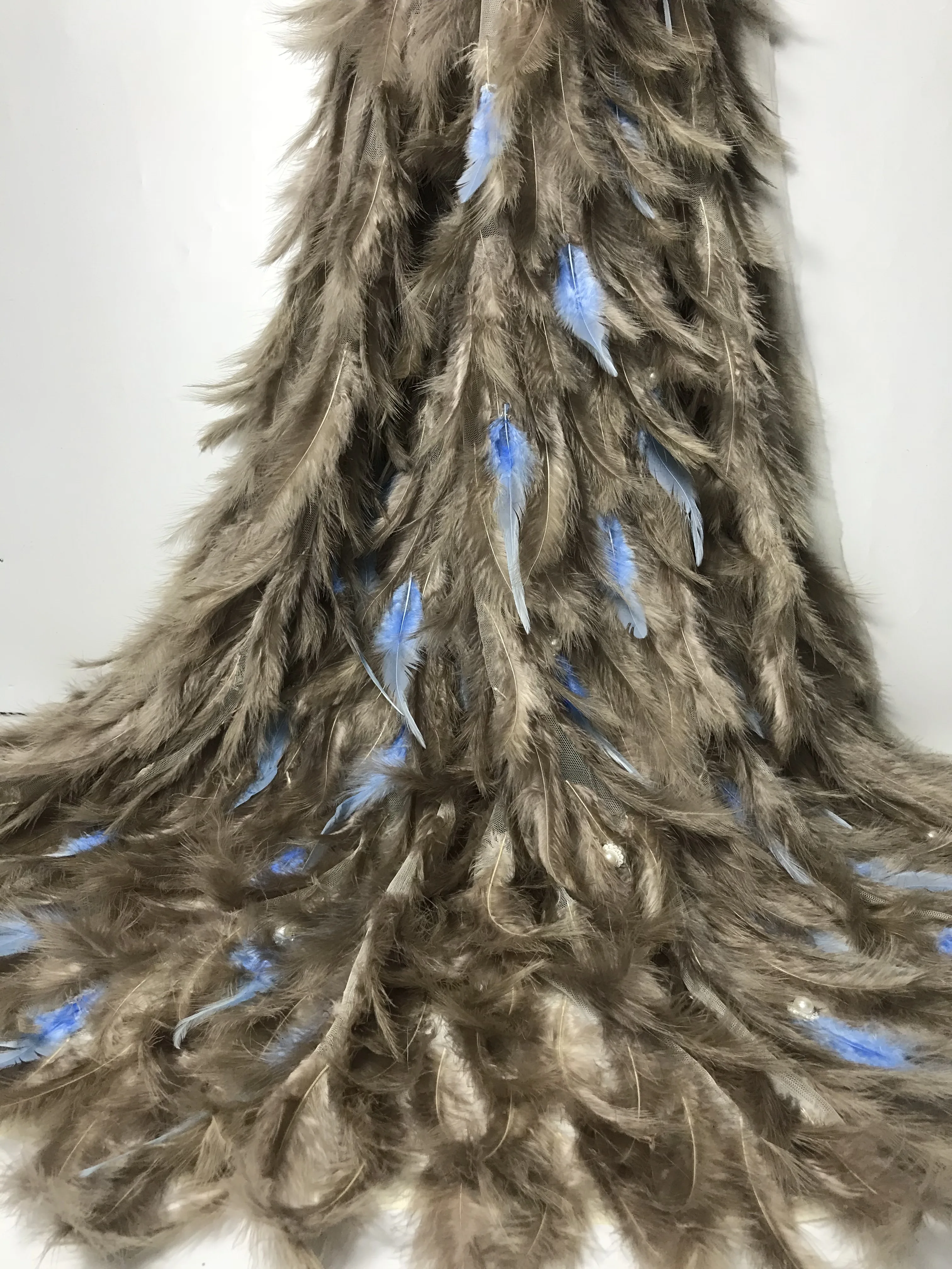 feather lace fabric african 2019 high quality wedding dress evening swiss voile in switzerland | Дом и сад