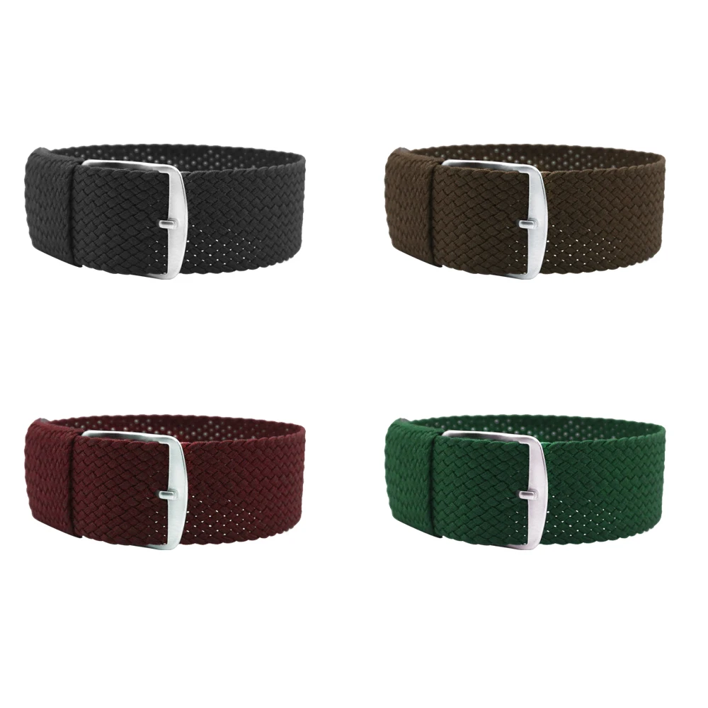 Нейлоновый ремешок Nato для Perlon тканая группа часов высокого качества Модные 20 мм 22