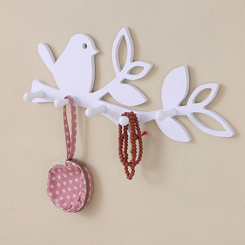 Декоративные деревянные настенные крючки сделай сам для птиц/любви вешалка