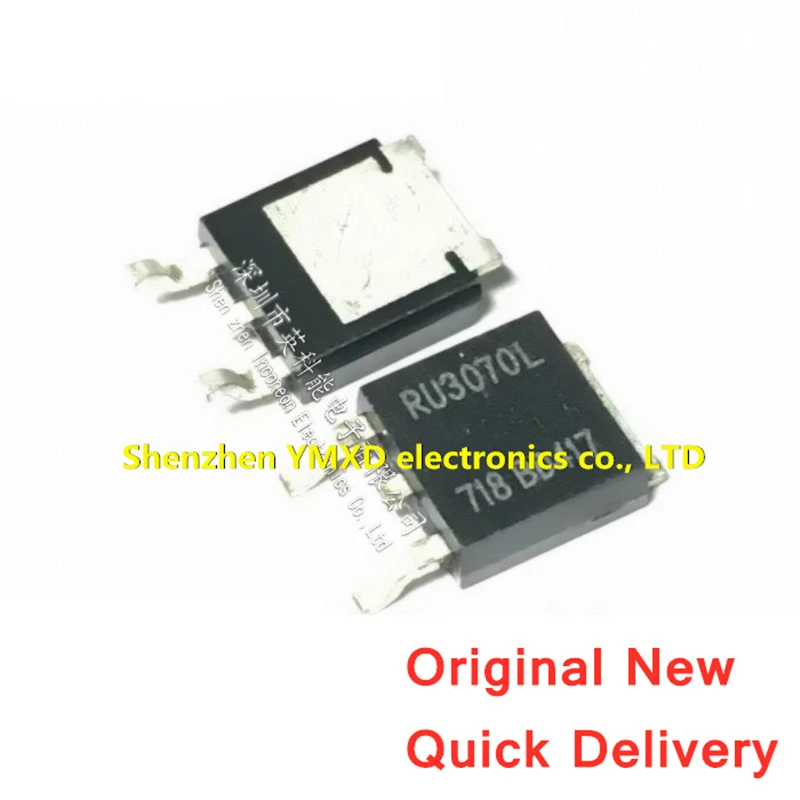 

10 шт./лот новый транзистор полевых эффектов RU3070L Patch TO-252 N Channel 30V 70A полевой МОП-транзистор