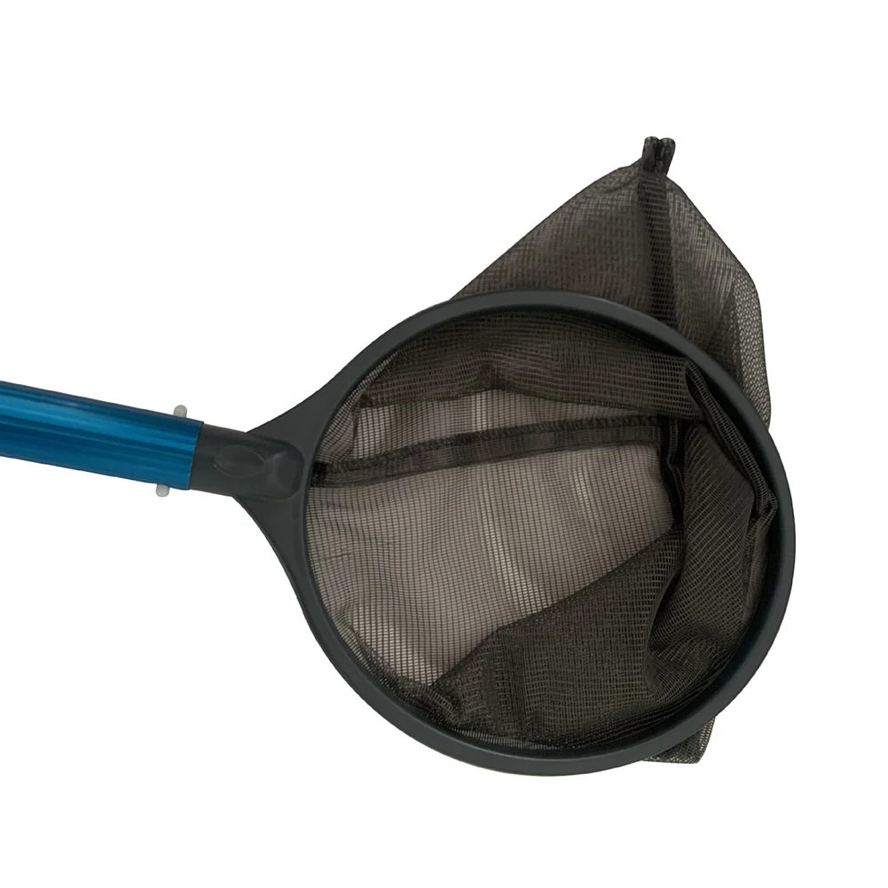 

Pool Skimmer Net Set with Detachable Pole Leaf Skimmer Mesh Rake Net with Pool Brush and Handheld Brush for Pond Swimming Pool