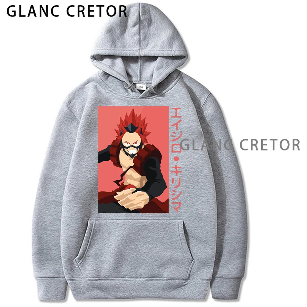 

Japanese Anime Funny My Hero Academia Hoodies 2021 Winter Japan Style My Hero Academia Sweatshirts Streetwear for men
