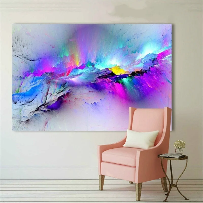 

Fantasy Color Canvas Painting Abstract Canvas Posters Living Room Bedroom Home Decor Wall Art Pictures