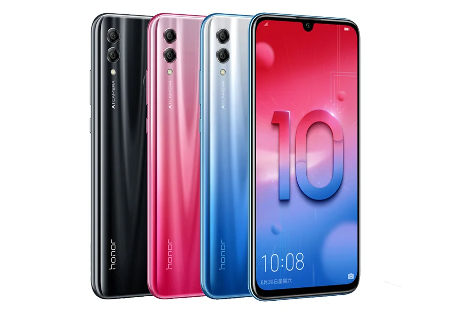Глобальный rom Honor 10 Lite honor10 смартфон 6 21 дюймов 2340*1080 Восьмиядерный мобильный телефон 3 камеры отпечатков