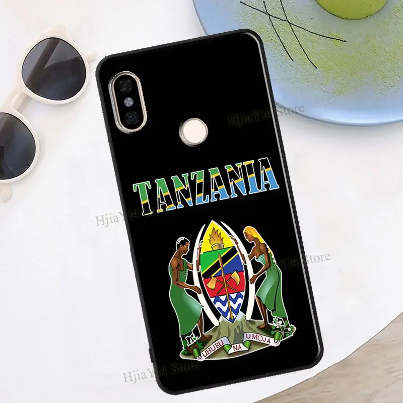 Герб оружия с флагом Танзании для Redmi Note 11 Pro Чехол телефона 10 7 8 9 10S 9S 9A 9T 9C |