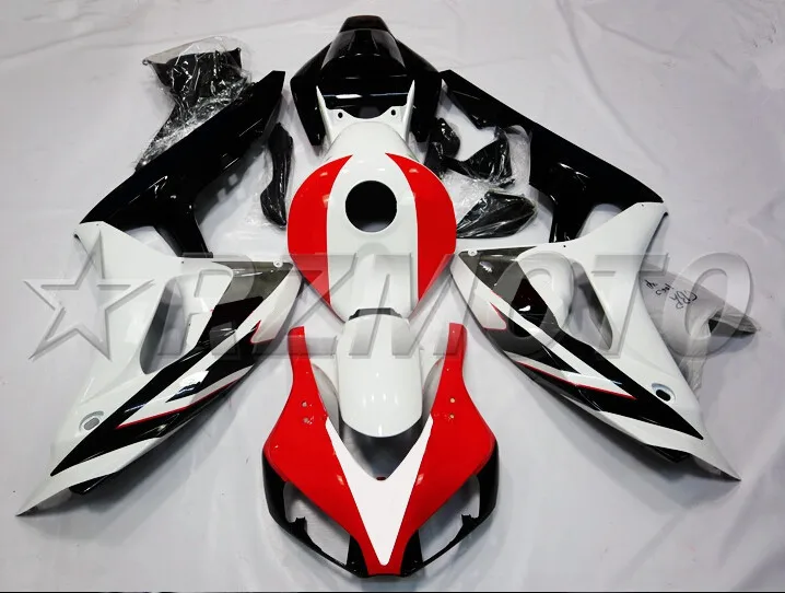 

4 бесплатных подарка, новый набор обтекателей для HONDA CBR1000RR 2006 2007 06 07, комплект кузова красного, черного, белого цветов