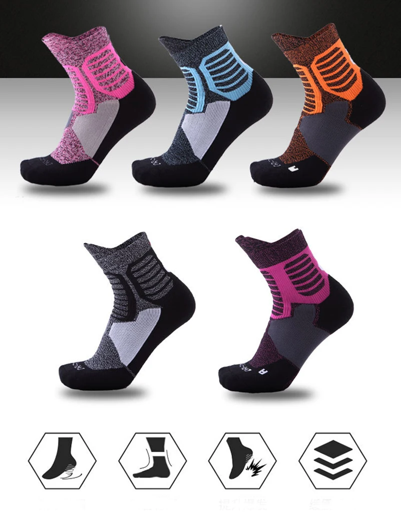 1 пара мужские и женские уличные спортивные толстые махровые носки чулки дышащие