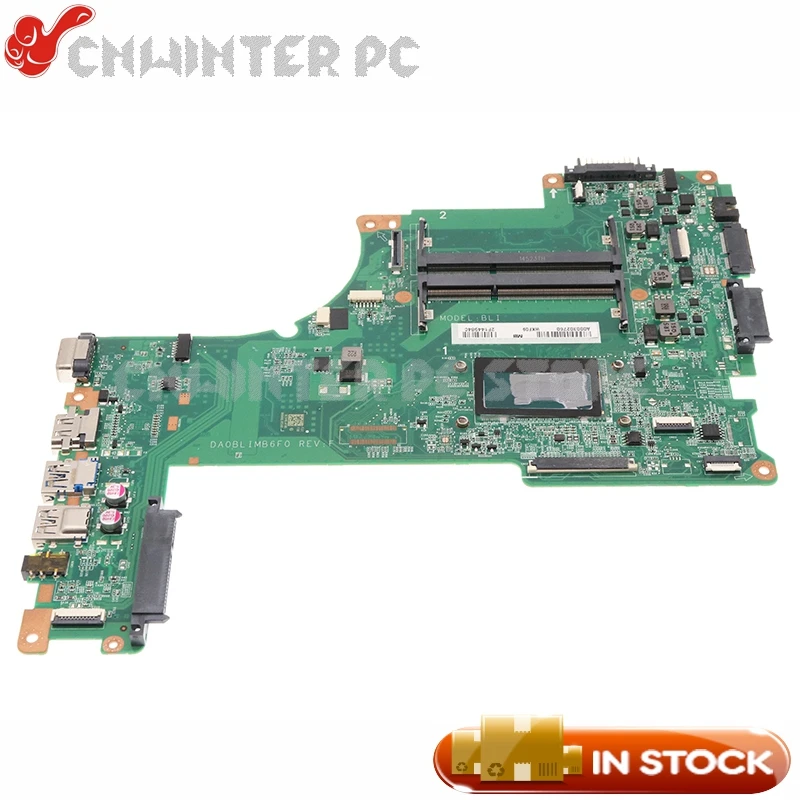 

Основная плата для TOSHIBA Satellite L55T-B Материнская плата ноутбука 3205U процессор DDR3 A000302760 DA0BLIMB6F0 основная плата