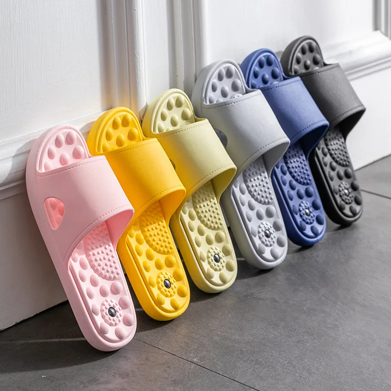 

Shower Sandal Slippers Quick Drying Bathroom Slippers Outdoor Shoes Slide Shoes Women Men 2021 New Massage Slippers Summer Shoes