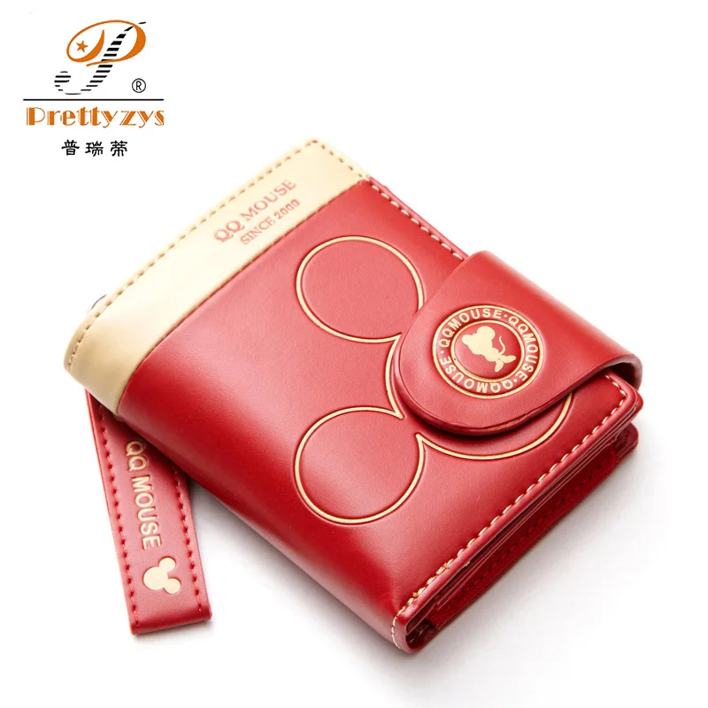 Женский кошелек с застежкой и карманом для монет из ПУ кожи | Багаж сумки