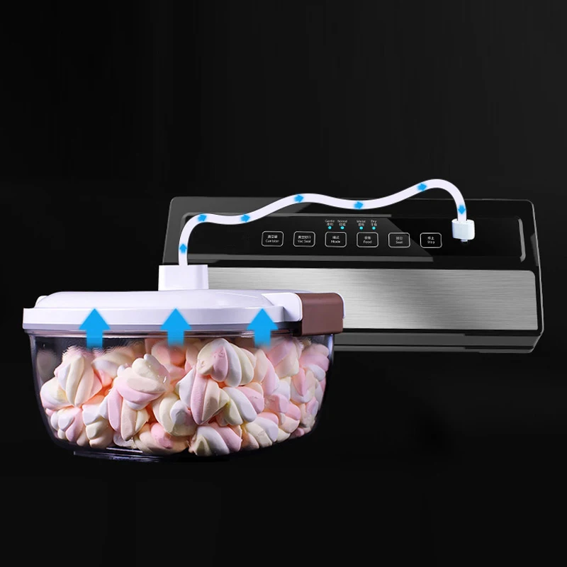 

YTK Vacuum Sealing Machine Home Best Vacuum Sealer Fresh Packaging Machine Food Saver Vacuum Packer Include 5Pcs Bags Free