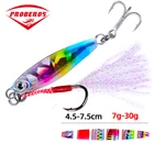 PRO BEROS свинцовый рыболовный джиг, приманка для рыбалки 7G-10G-15G-20G-30G металлическая искусственная наживка для рыбалки жесткая свинцовая приманка с крючками