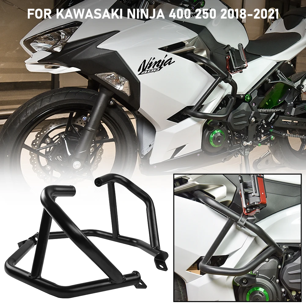 Защита бака двигателя для Kawasaki Ninja 400 250 Бампер бампера рамы Ninja400 Ninja250 2018