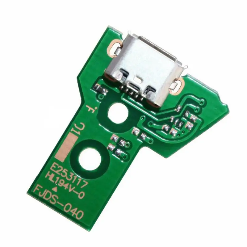 Для PS4 контроллер микро-зарядка через USB гнездо платы JDS-040 12-контактный кабель
