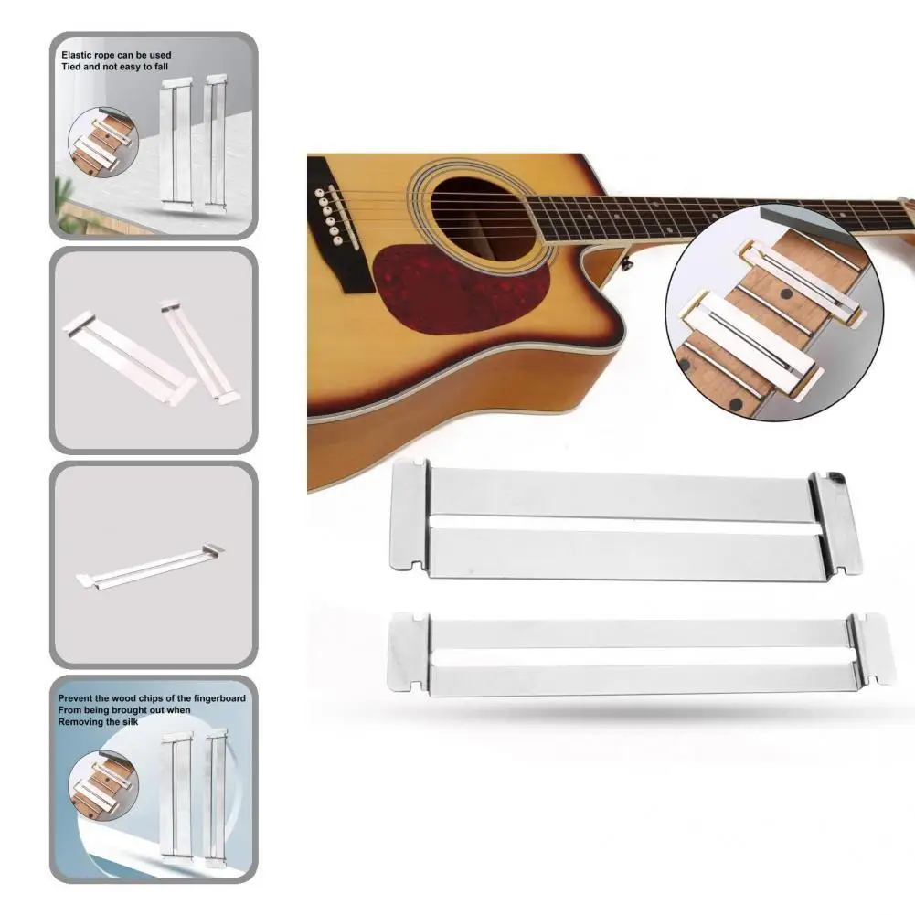 

High Quality Fretboard Guard Excellent Workmanship DIY Guitar Fret Guards Guitar Fingerboard Guard 2Pcs/Set