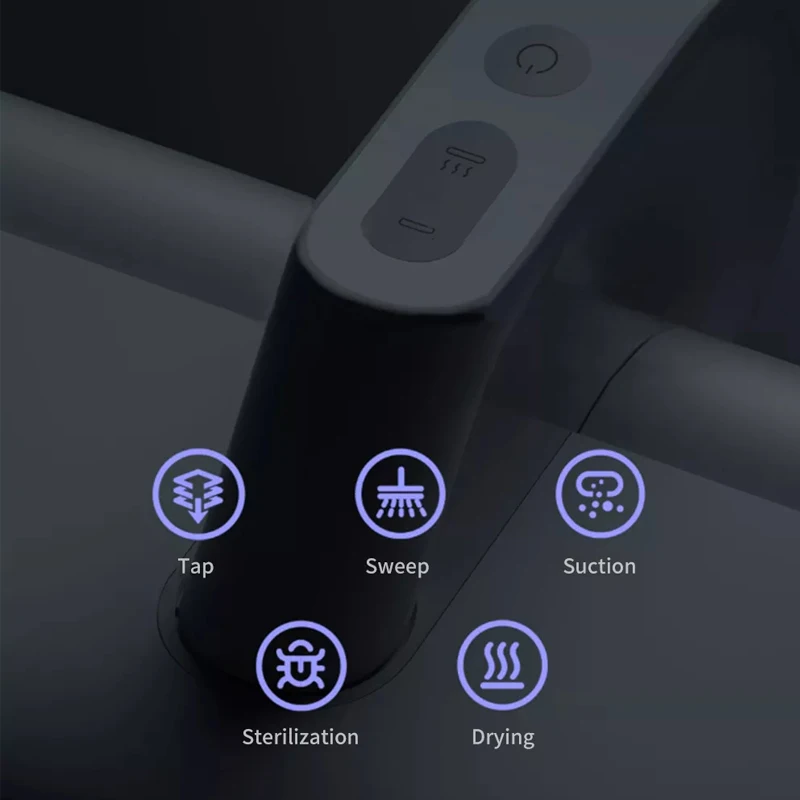 Xiaomi Mijia беспроводной пылесос для удаления клещей, ультрафиолетовая стерилизация, сильный всасывающий очиститель волос, AC100-240V